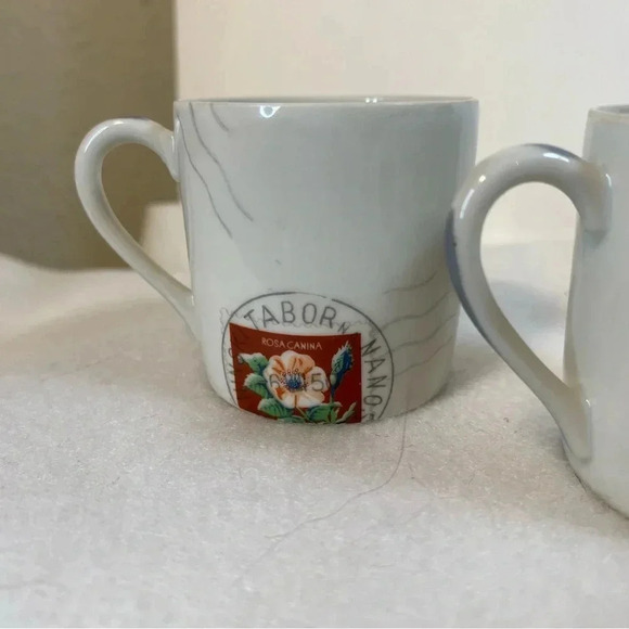 Set 3 Barat Limoges France Stamp Print Demitasse Espresso Cups 2 Inch Zurich - Picture 7 of 14